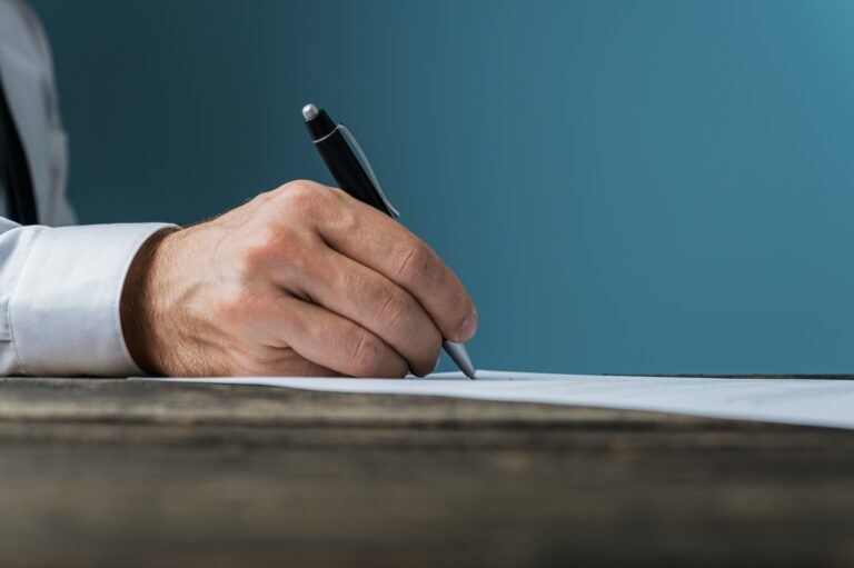 Section 8 notice being served and signed for
